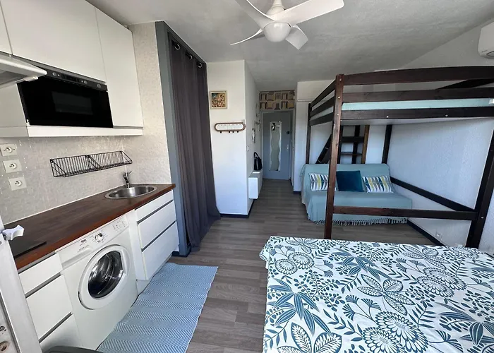 Beau Studio Climatise En Bord De Mer Et Wi-Fi